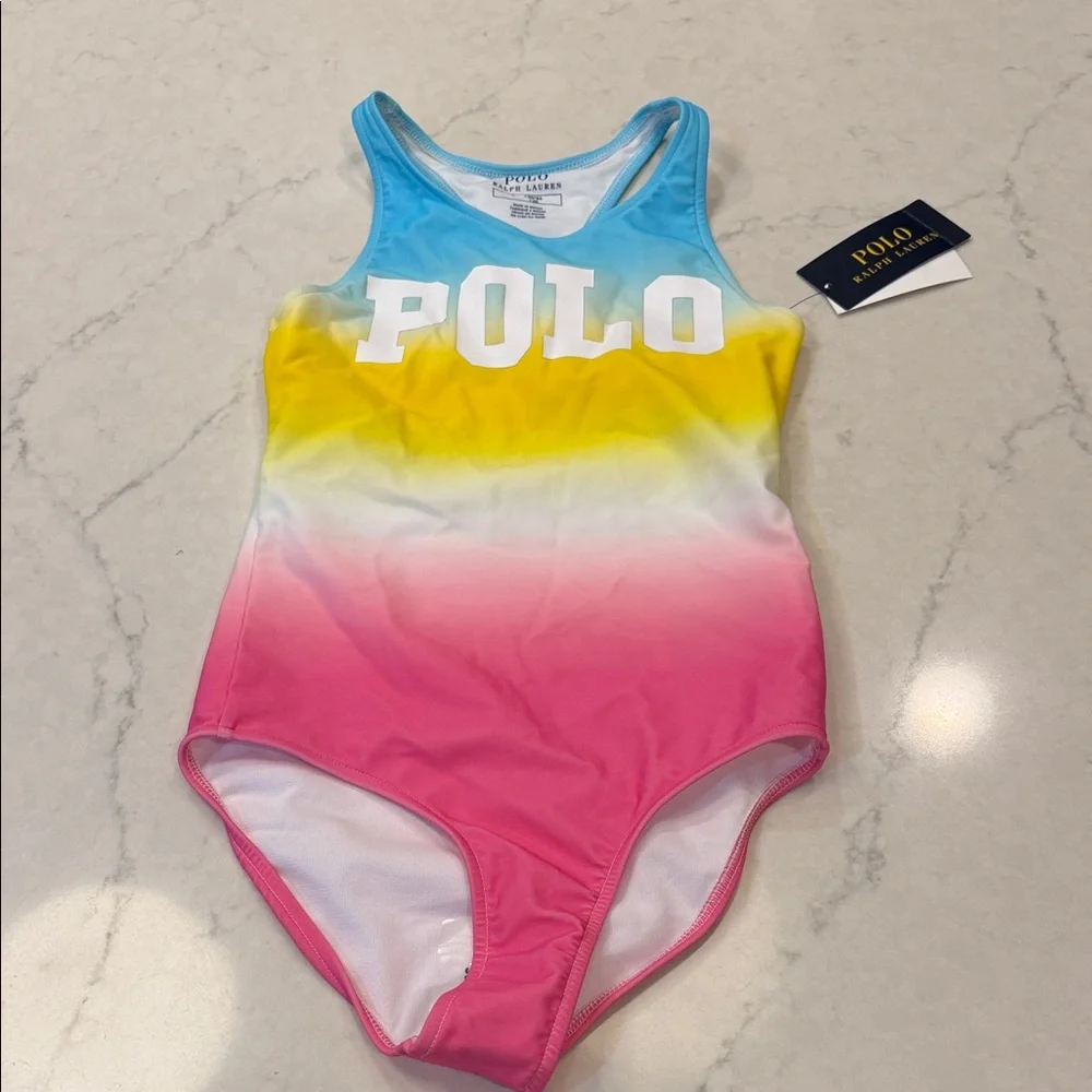 Polo by Ralph‎ Lauren NWT swimsuit Size 7